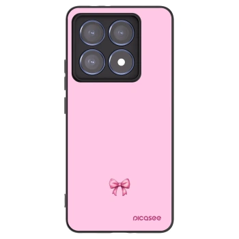 Picasee crna silikonska maskica za Xiaomi 14T Pro - Blush bow