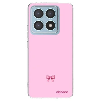 Picasee silikonska prozirna maskica za Xiaomi 14T Pro - Blush bow