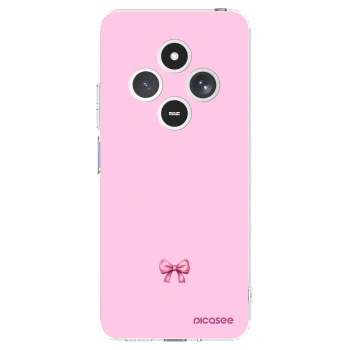 Picasee silikonska prozirna maskica za Xiaomi Redmi 14C - Blush bow