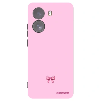 Picasee crna silikonska maskica za Xiaomi Poco X7 - Blush bow