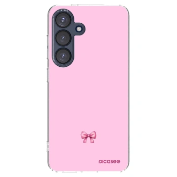 Picasee silikonska prozirna maskica za Samsung Galaxy S25 5G - Blush bow