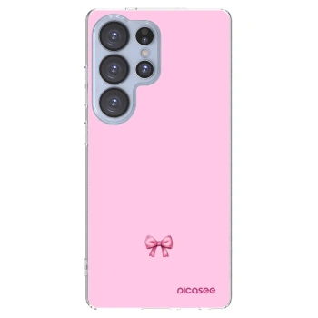 Picasee silikonska prozirna maskica za Samsung Galaxy S25 Ultra 5G - Blush bow