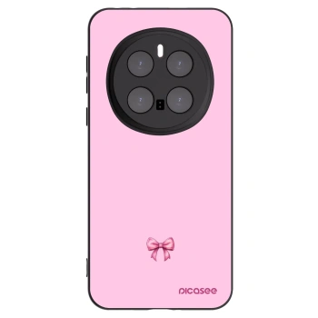 Picasee crna silikonska maskica za Honor Magic7 Pro 5G - Blush bow