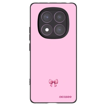 Picasee crna silikonska maskica za Xiaomi Redmi Note 14 Pro 4G - Blush bow