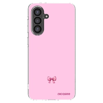 Picasee silikonska prozirna maskica za Samsung Galaxy A56 5G A566B - Blush bow