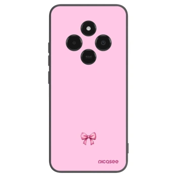 Picasee crna silikonska maskica za Xiaomi Poco C75 - Blush bow