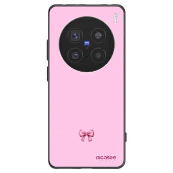 Picasee crna silikonska maskica za Vivo X200 Pro - Blush bow