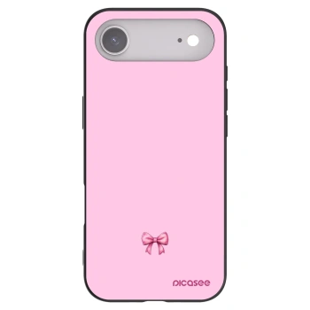 Picasee crna silikonska maskica za Apple iPhone Air - Blush bow