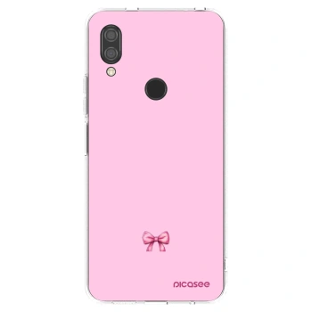 Picasee silikonska prozirna maskica za Xiaomi Redmi 7 - Blush bow