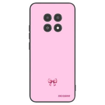 Picasee crna silikonska maskica za Realme 12X - Blush bow
