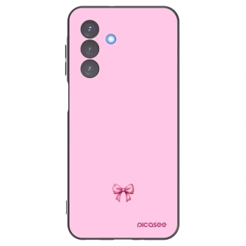Picasee crna silikonska maskica za Samsung Galaxy A17 5G - Blush bow
