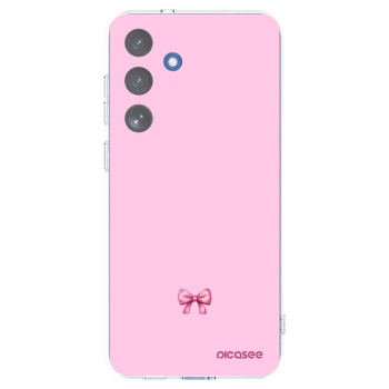 Picasee silikonska prozirna maskica za Samsung Galaxy S25 FE 5G - Blush bow