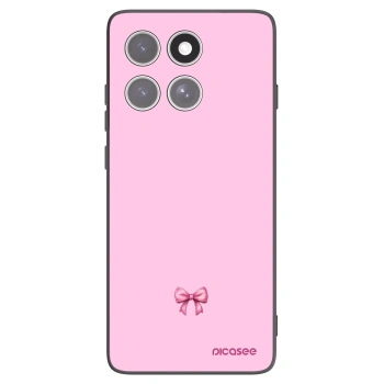 Picasee crna silikonska maskica za Motorola Edge 60 Fusion - Blush bow