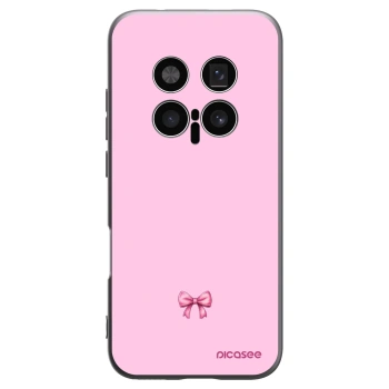 Picasee crna silikonska maskica za Honor Magic8 Pro 5G - Blush bow