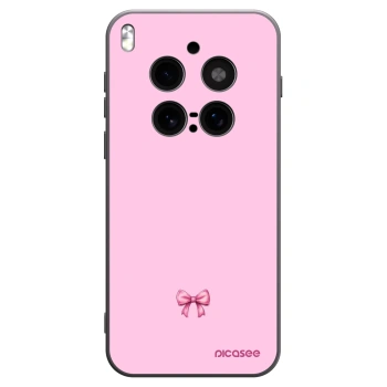 Picasee crna silikonska maskica za Vivo X300 Pro - Blush bow