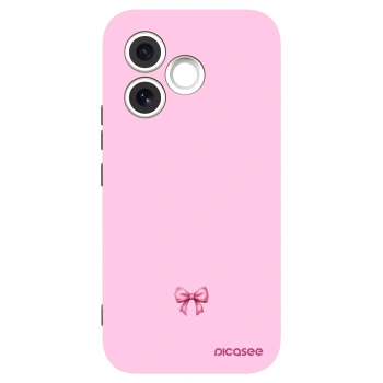 Picasee crna silikonska maskica za Honor 600 Lite - Blush bow