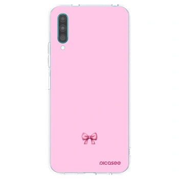 Picasee silikonska prozirna maskica za Samsung Galaxy A30s A307F - Blush bow