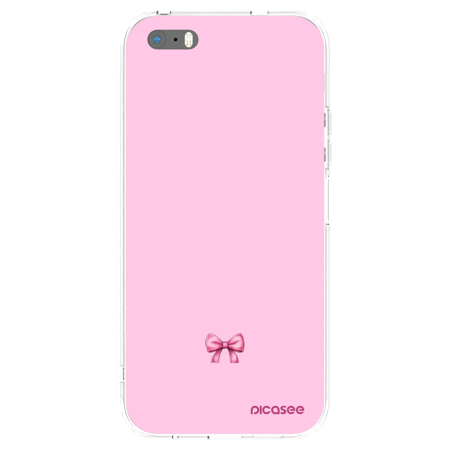 Picasee silikonska prozirna maskica za Apple iPhone 5/5S/SE - Blush bow
