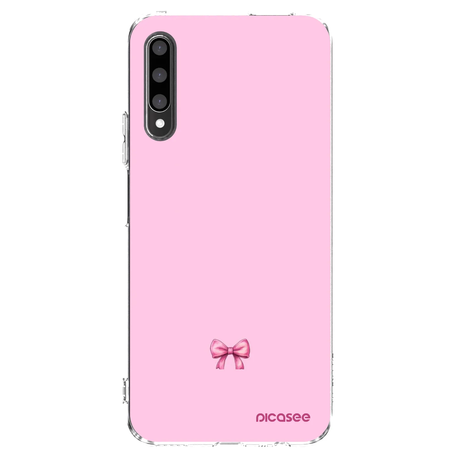 Picasee silikonska prozirna maskica za Honor 9X Pro - Blush bow