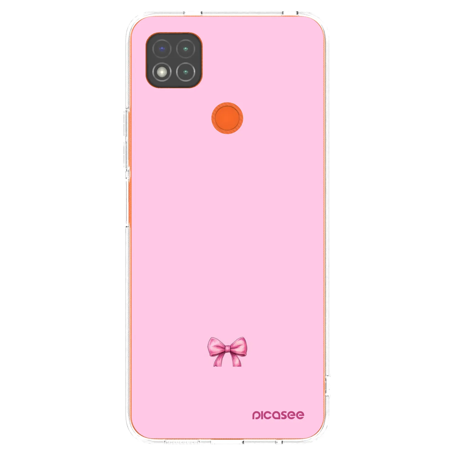 Picasee silikonska prozirna maskica za Xiaomi Redmi 9C - Blush bow