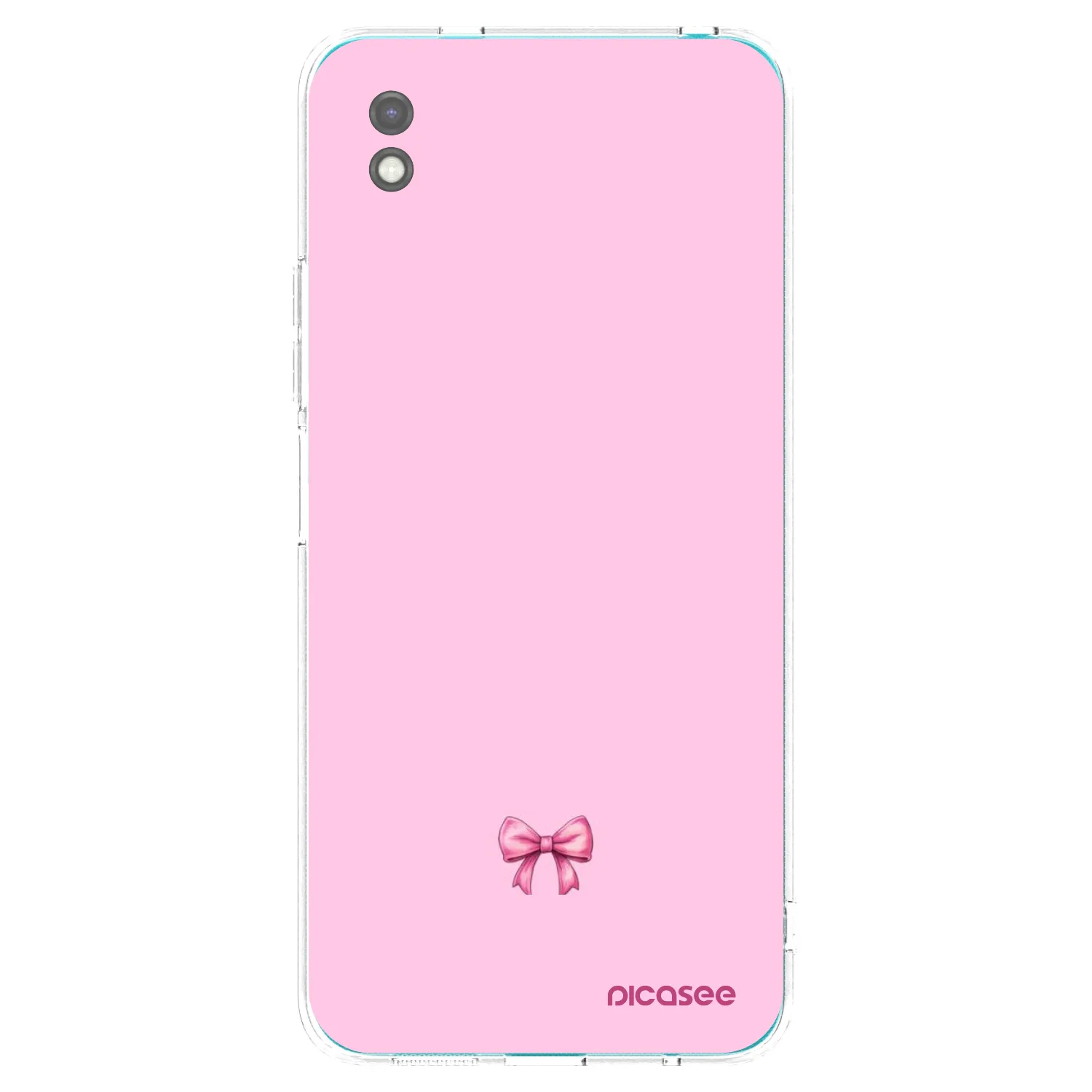 Picasee crna silikonska maskica za Xiaomi Redmi 9A - Blush bow