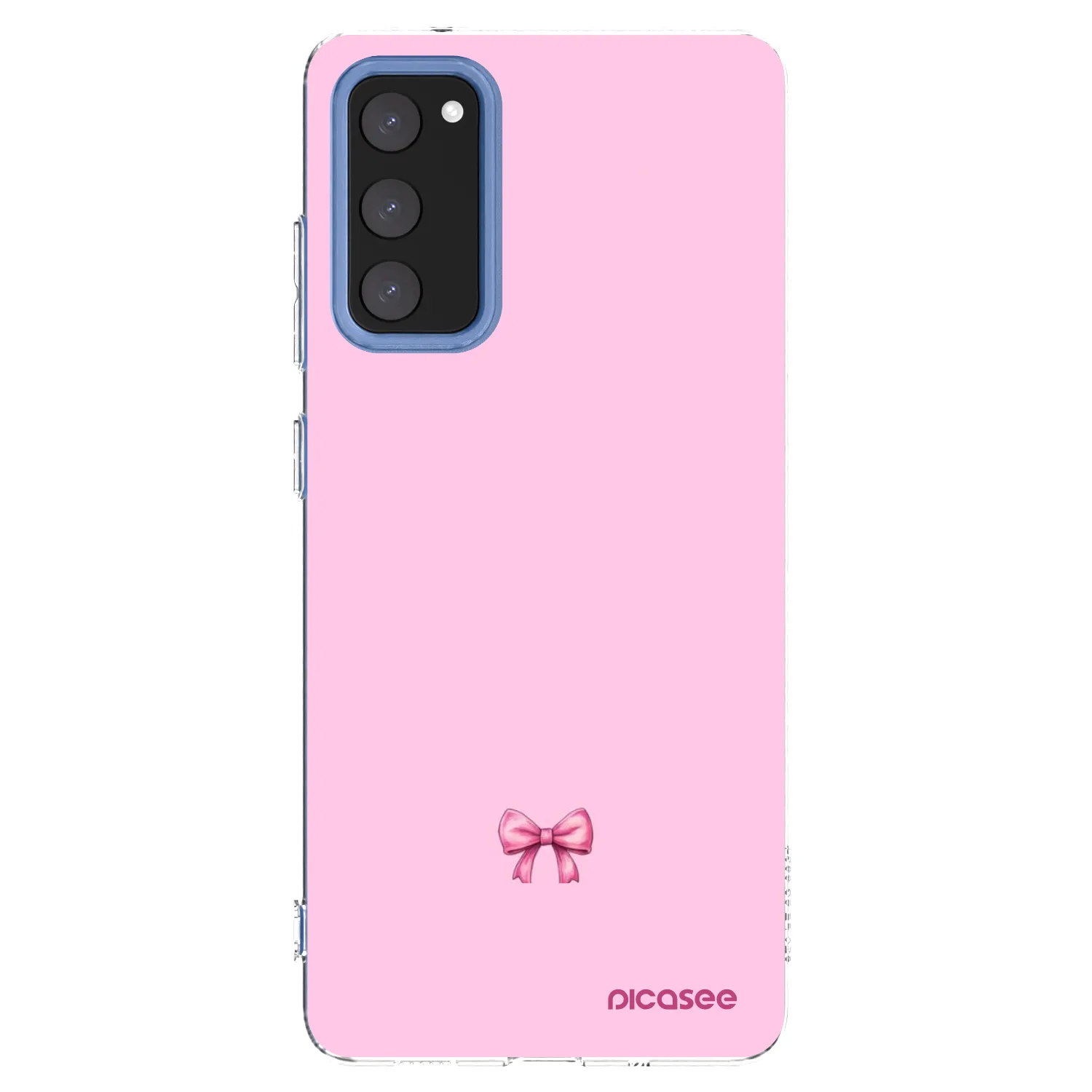 Picasee silikonska prozirna maskica za Samsung Galaxy S20 FE - Blush bow