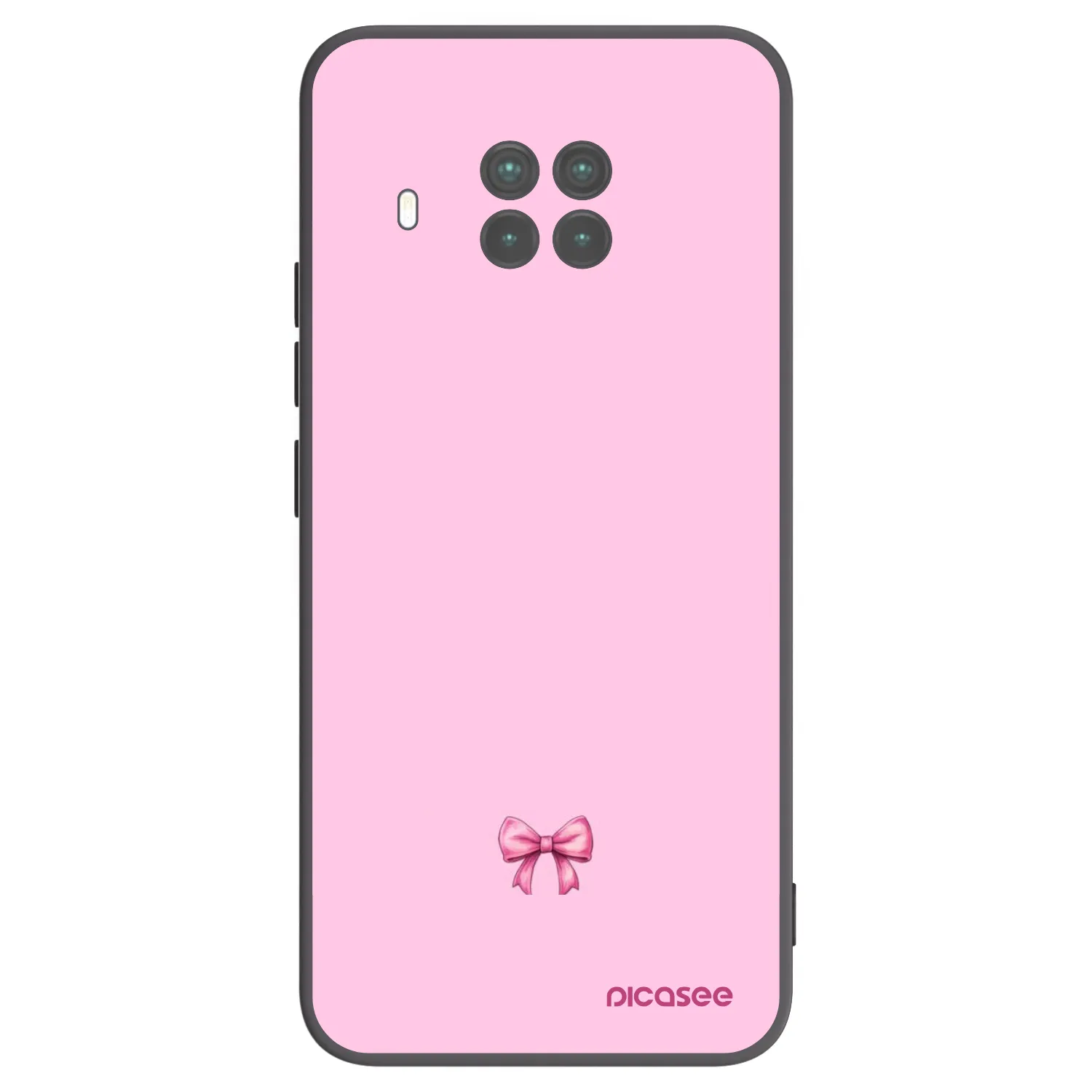 Picasee crna silikonska maskica za Xiaomi Mi 10T Lite - Blush bow