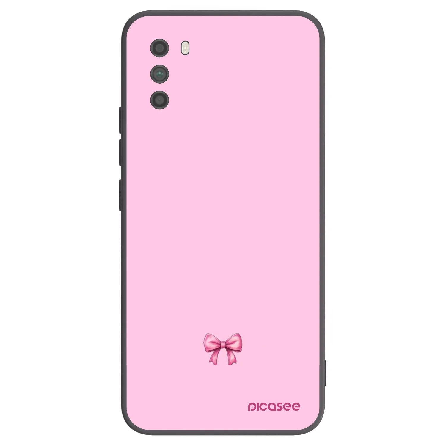 Picasee crna silikonska maskica za Xiaomi Poco M3 - Blush bow