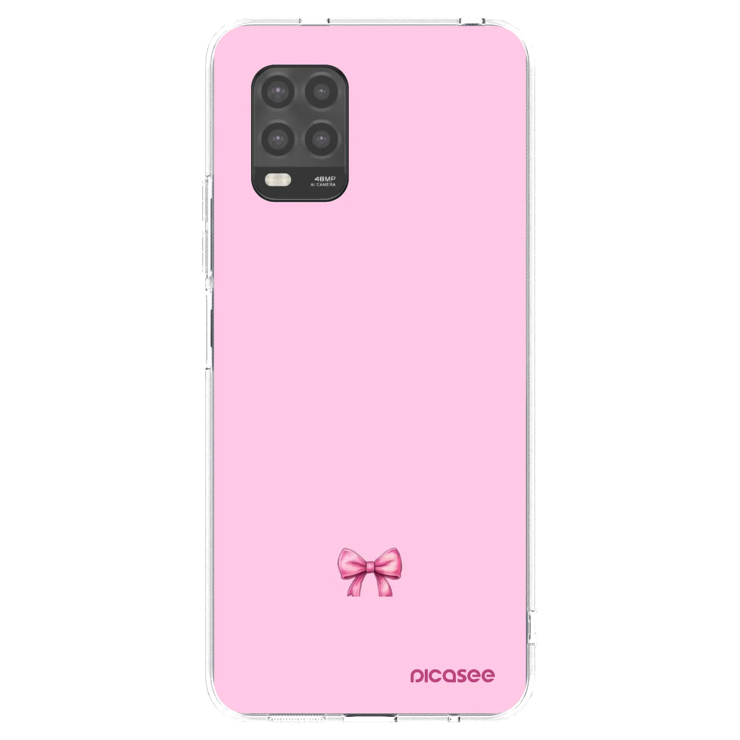 Picasee silikonska prozirna maskica za Xiaomi Mi 10 Lite - Blush bow