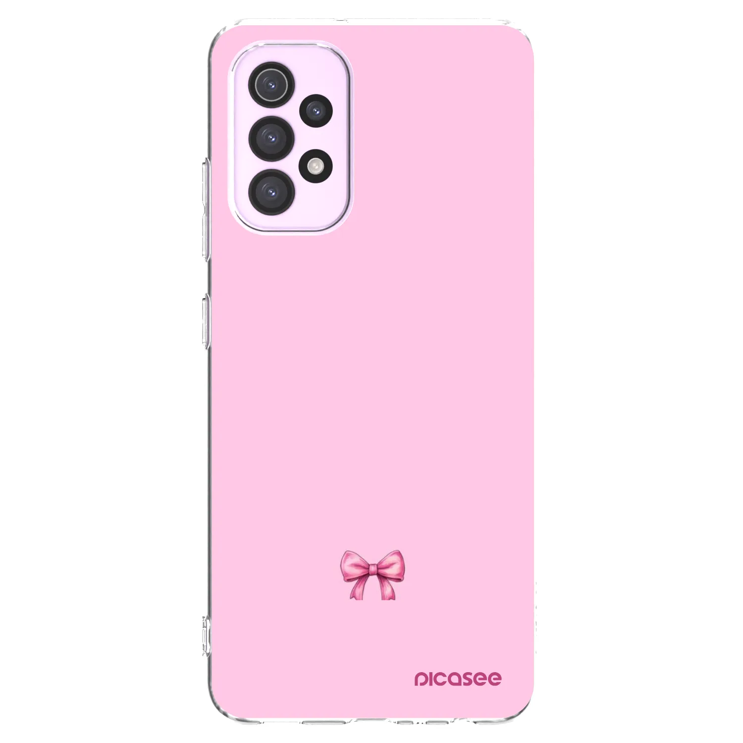 Picasee silikonska prozirna maskica za Samsung Galaxy A32 5G A326B - Blush bow
