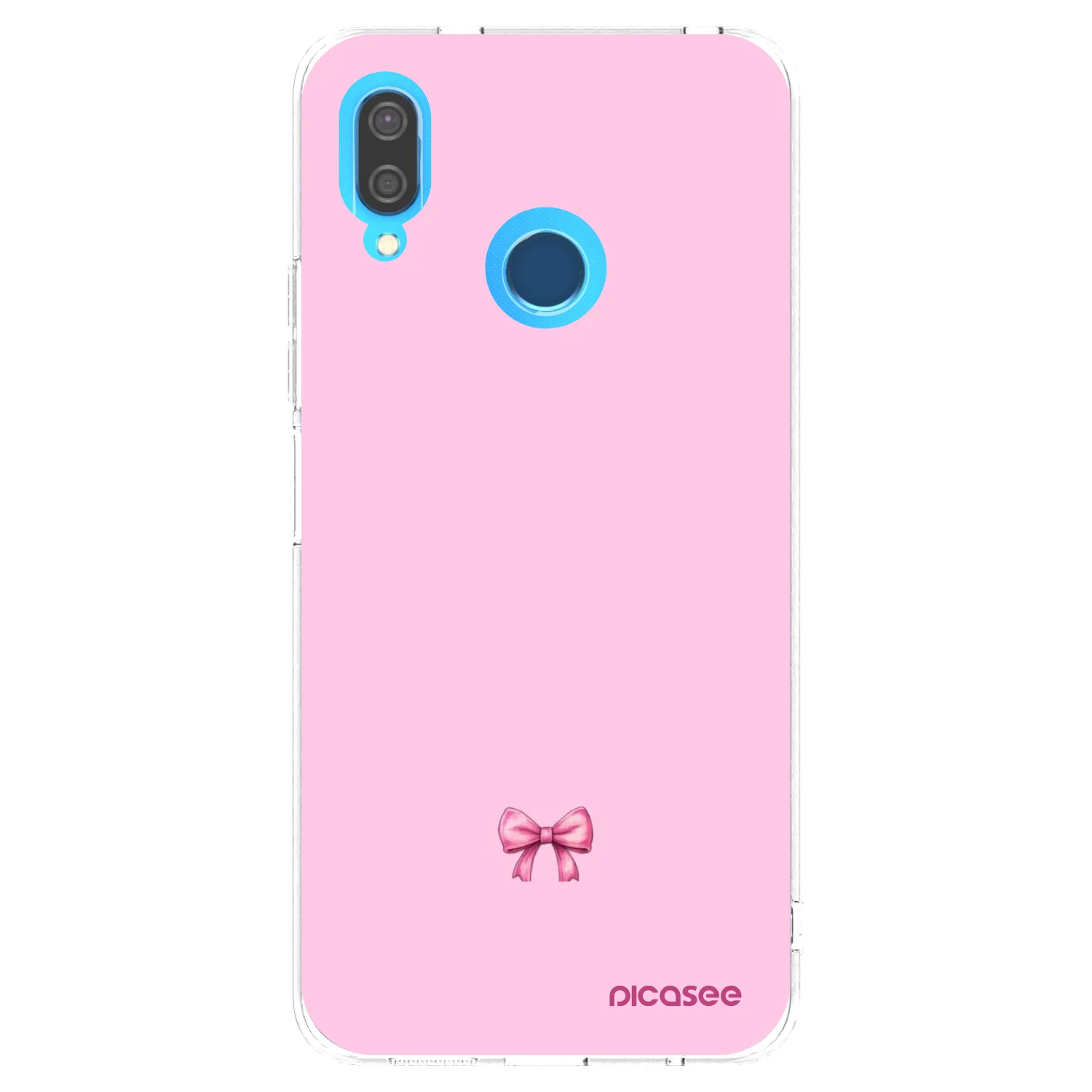 Picasee silikonska prozirna maskica za Huawei P20 Lite - Blush bow