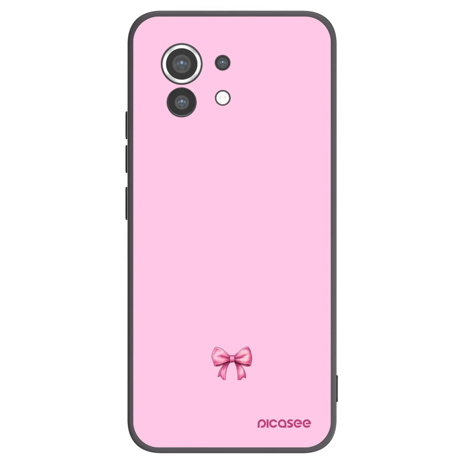 Picasee crna silikonska maskica za Xiaomi Mi 11 - Blush bow