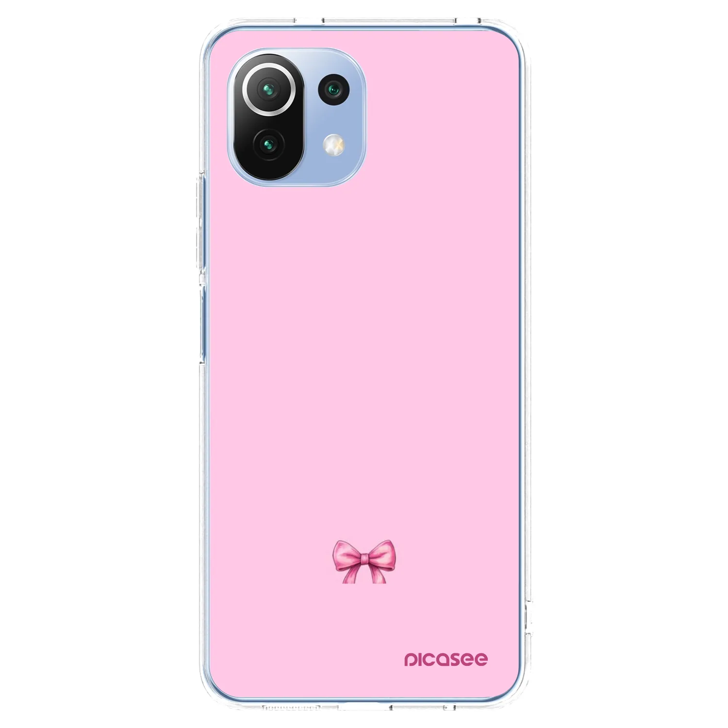 Picasee silikonska prozirna maskica za Xiaomi Mi 11 Lite - Blush bow