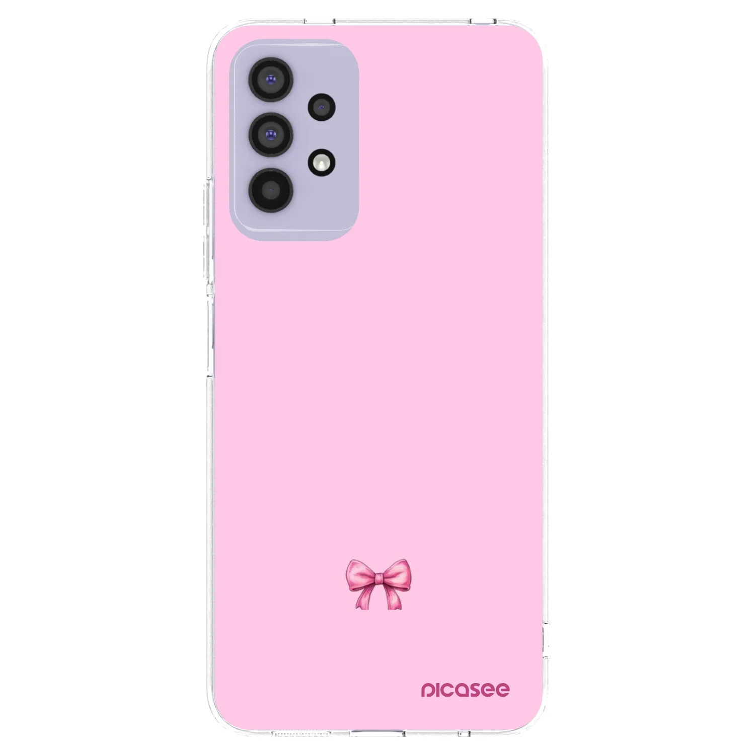 Picasee silikonska prozirna maskica za Samsung Galaxy A32 4G SM-A325F - Blush bow