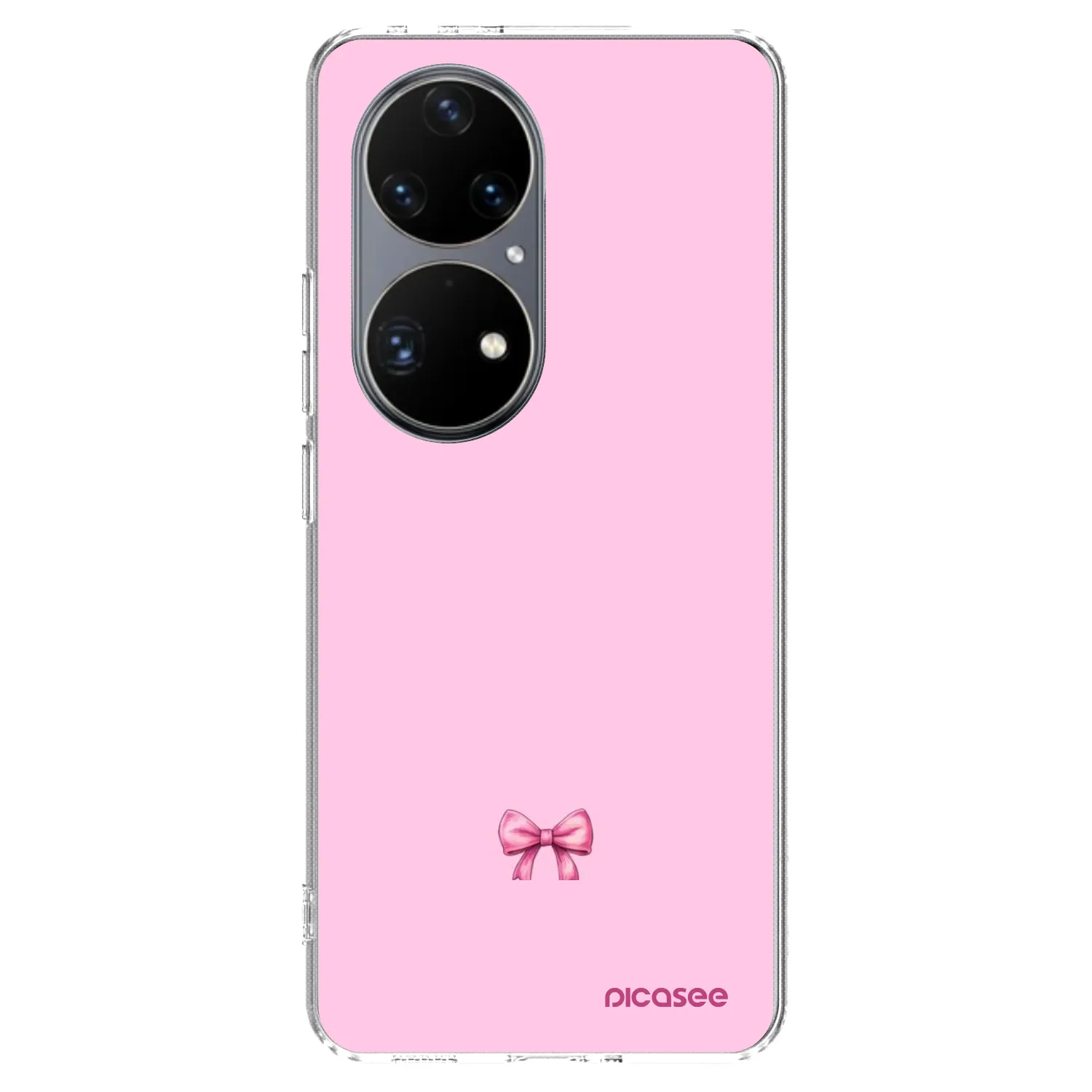Picasee silikonska prozirna maskica za Huawei P50 - Blush bow