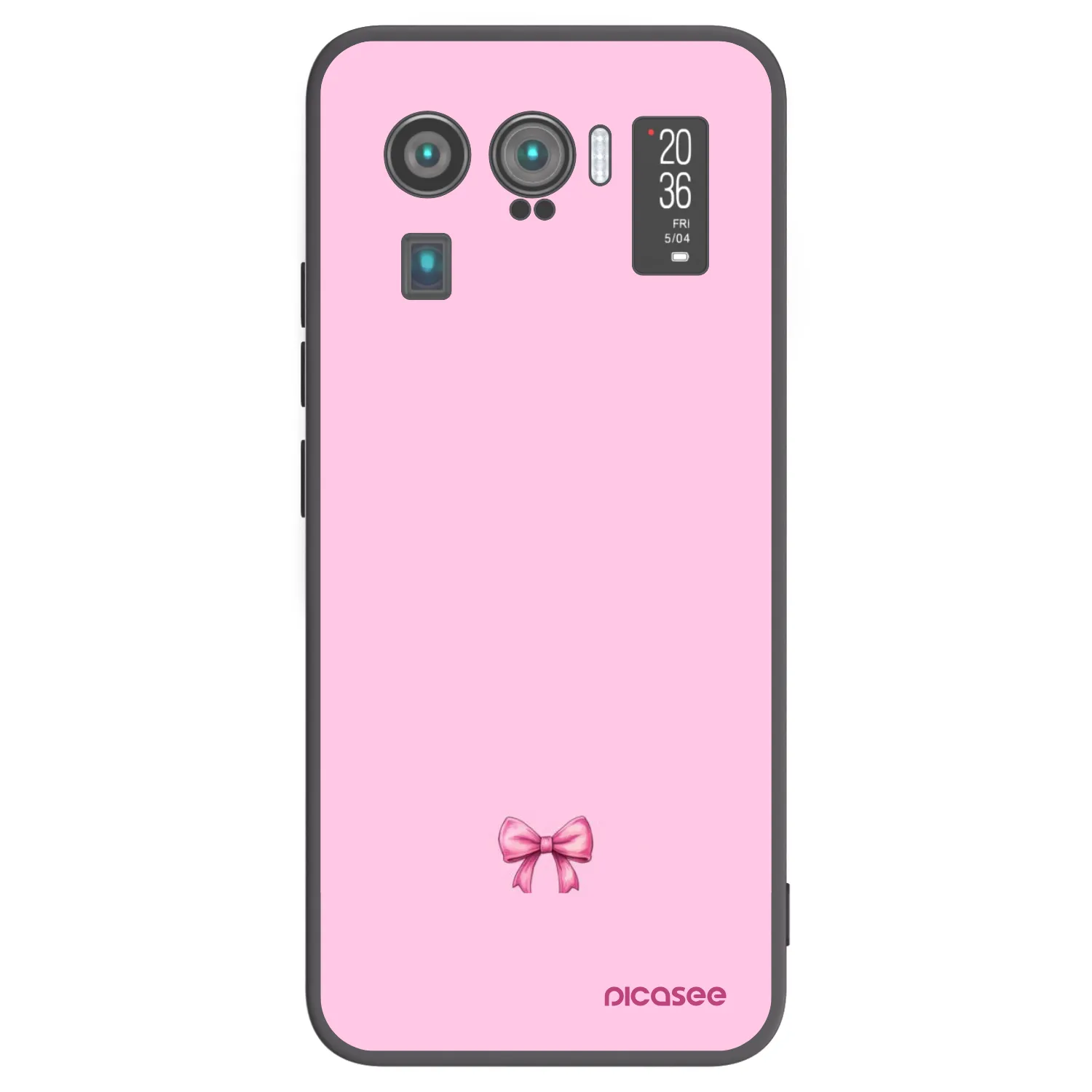 Picasee crna silikonska maskica za Xiaomi Mi 11 Ultra - Blush bow