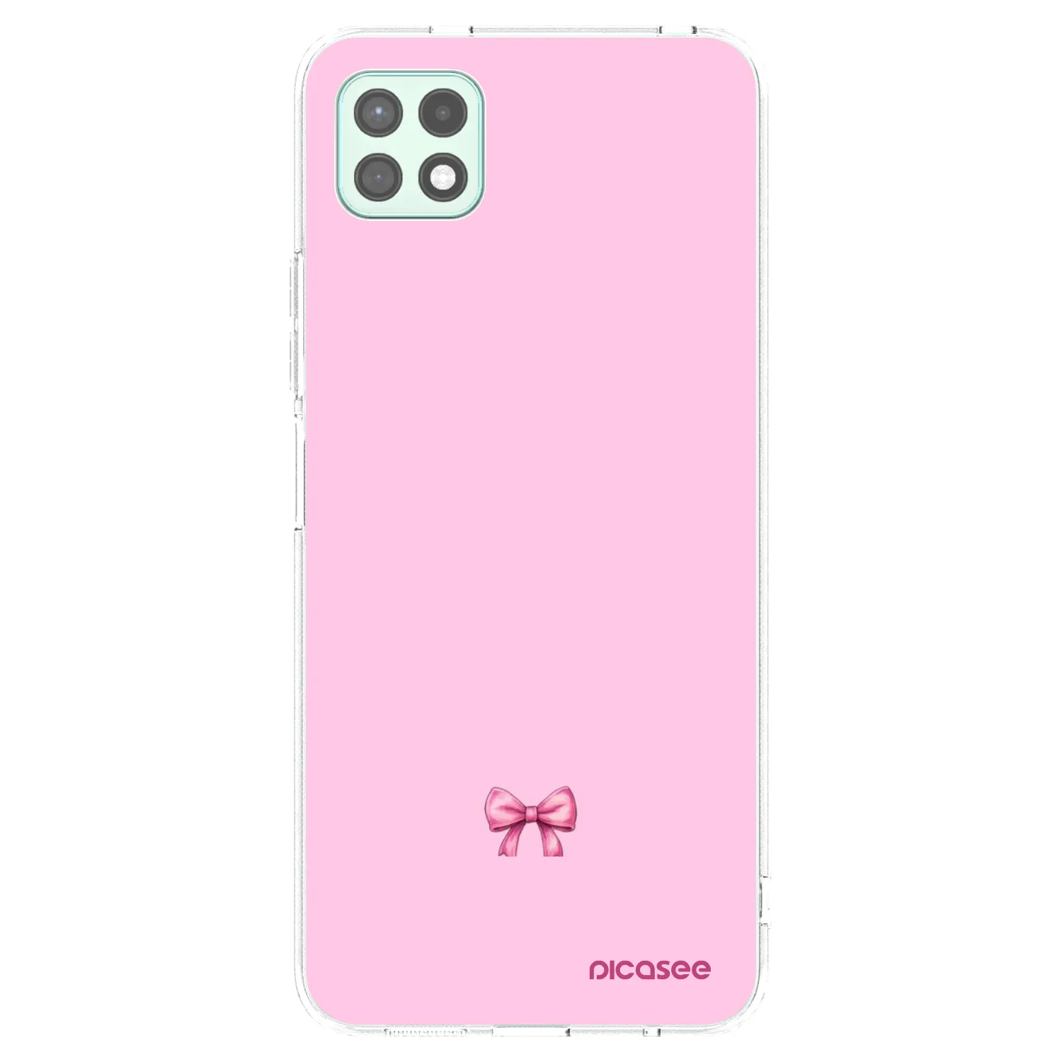Picasee silikonska prozirna maskica za Samsung Galaxy A22 A226B 5G - Blush bow