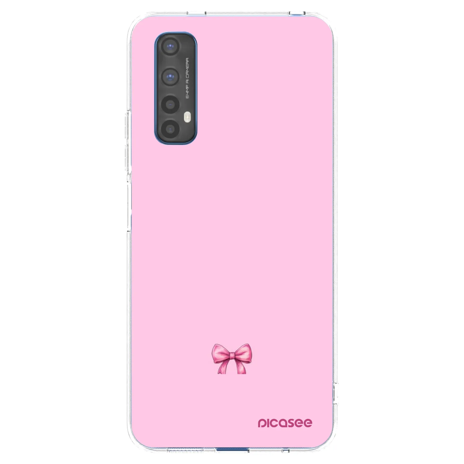 Picasee silikonska prozirna maskica za Realme 7 - Blush bow