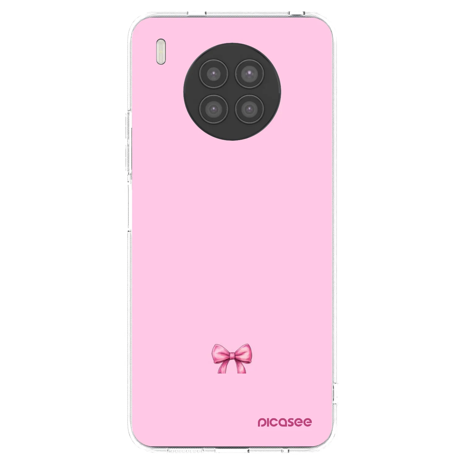 Picasee silikonska prozirna maskica za Huawei Nova 8i - Blush bow