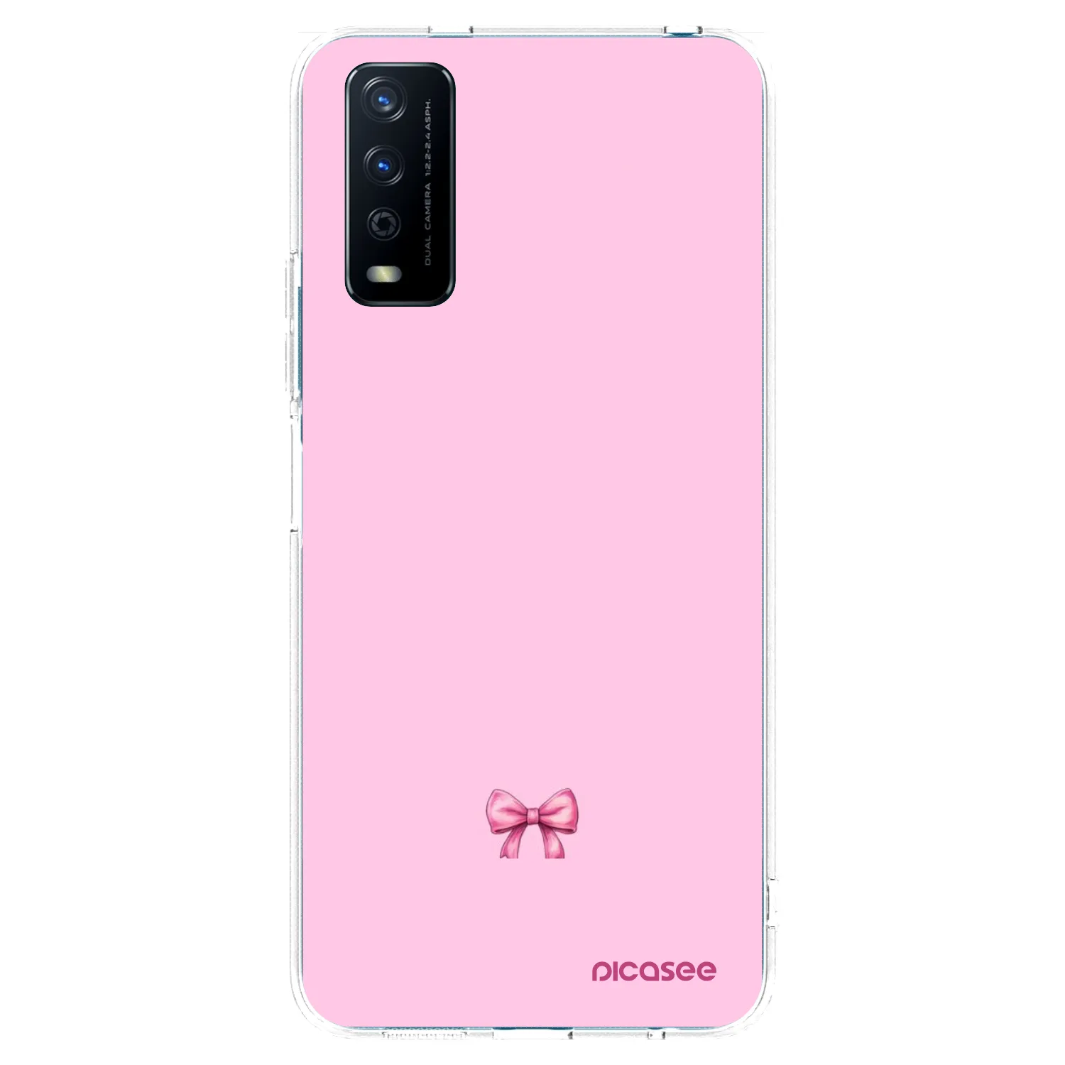 Picasee silikonska prozirna maskica za Vivo Y11s - Blush bow