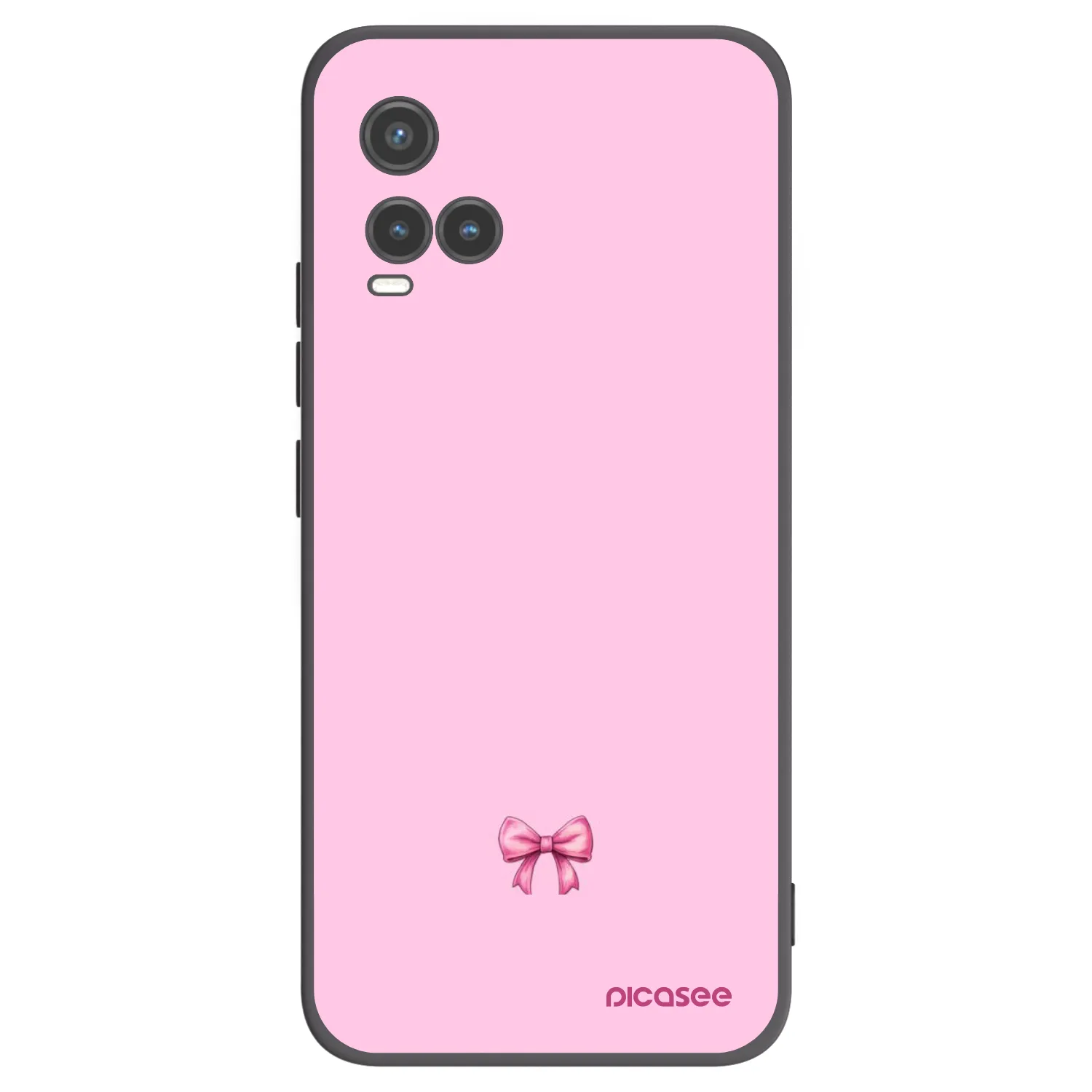 Picasee crna silikonska maskica za Vivo Y33s - Blush bow