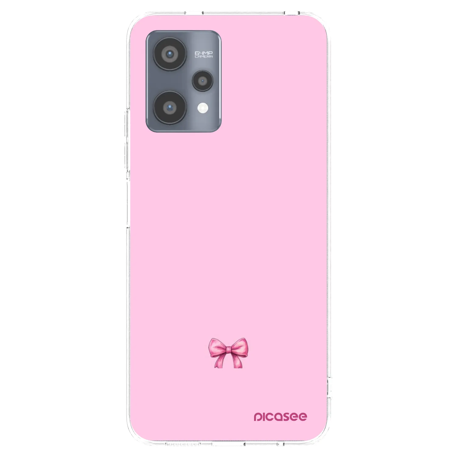 Picasee silikonska prozirna maskica za Realme 9 Pro 5G - Blush bow
