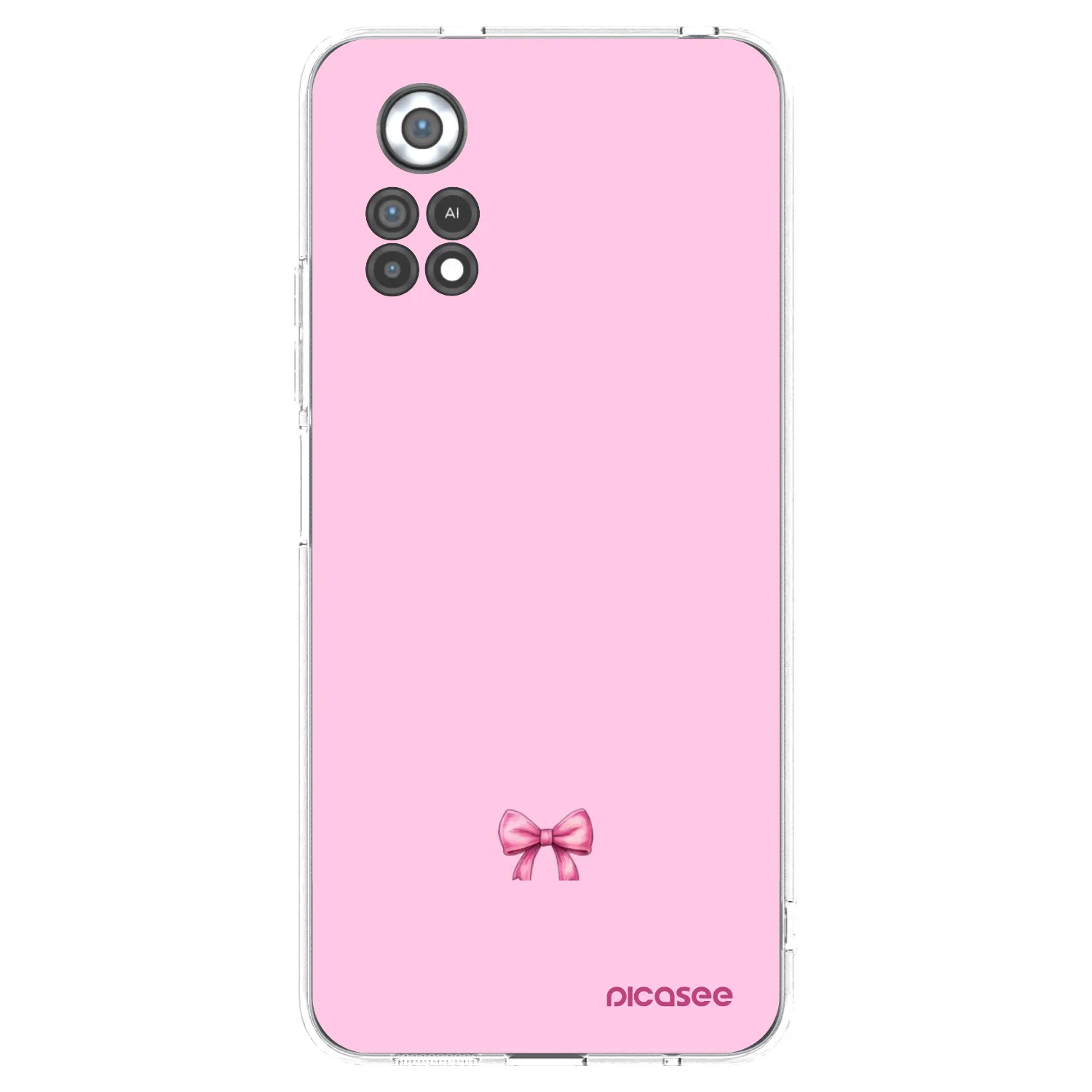 Picasee silikonska prozirna maskica za Xiaomi Poco X4 Pro 5G - Blush bow