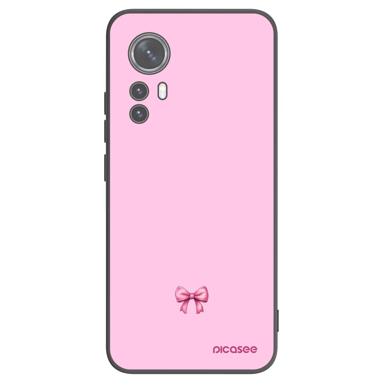 Picasee crna silikonska maskica za Xiaomi 12 - Blush bow