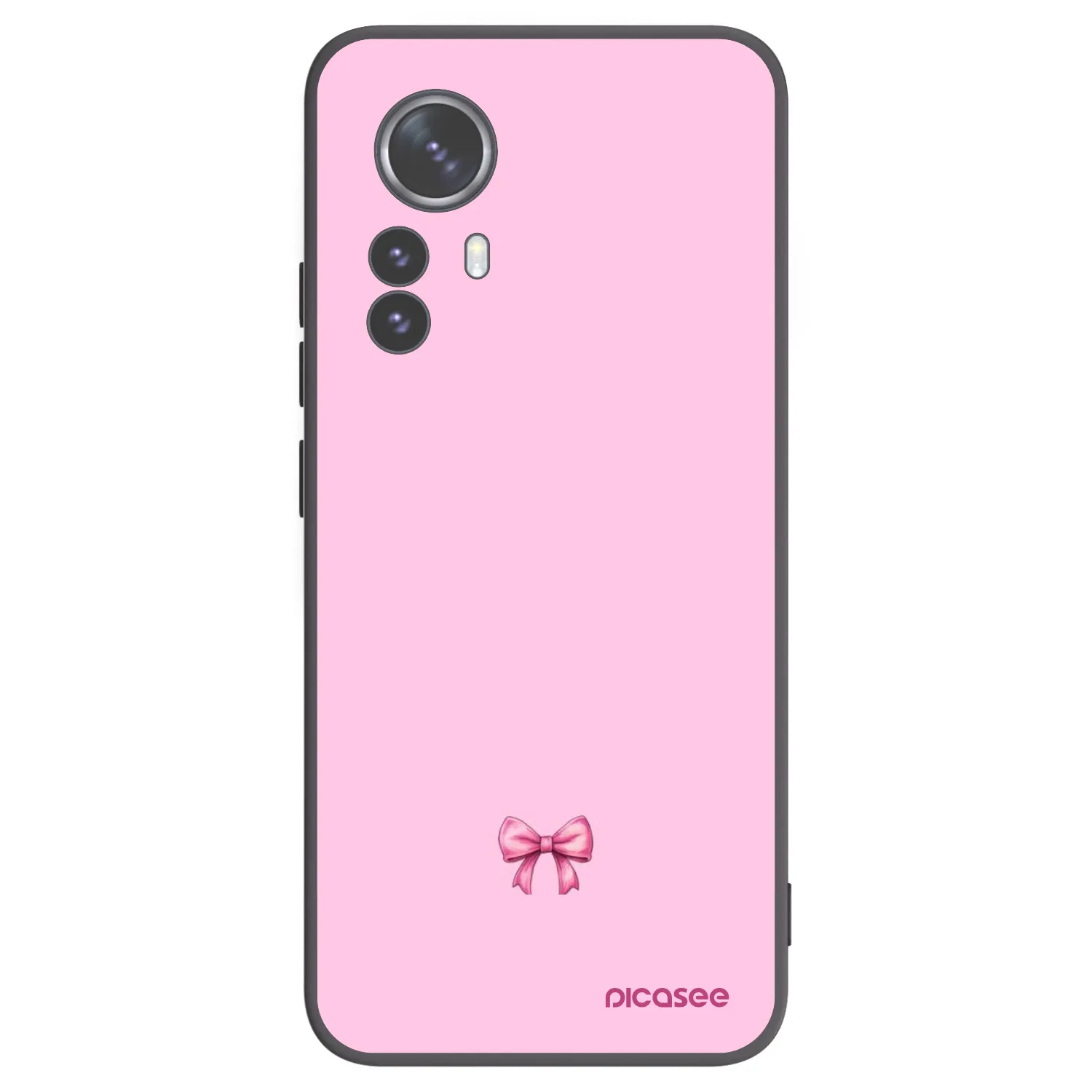 Picasee crna silikonska maskica za Xiaomi 12 Pro - Blush bow