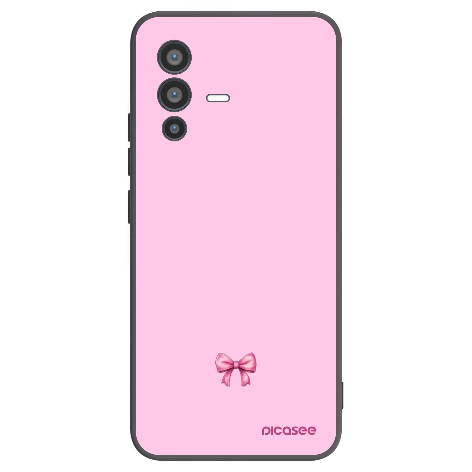 Picasee crna silikonska maskica za Vivo V23 5G - Blush bow