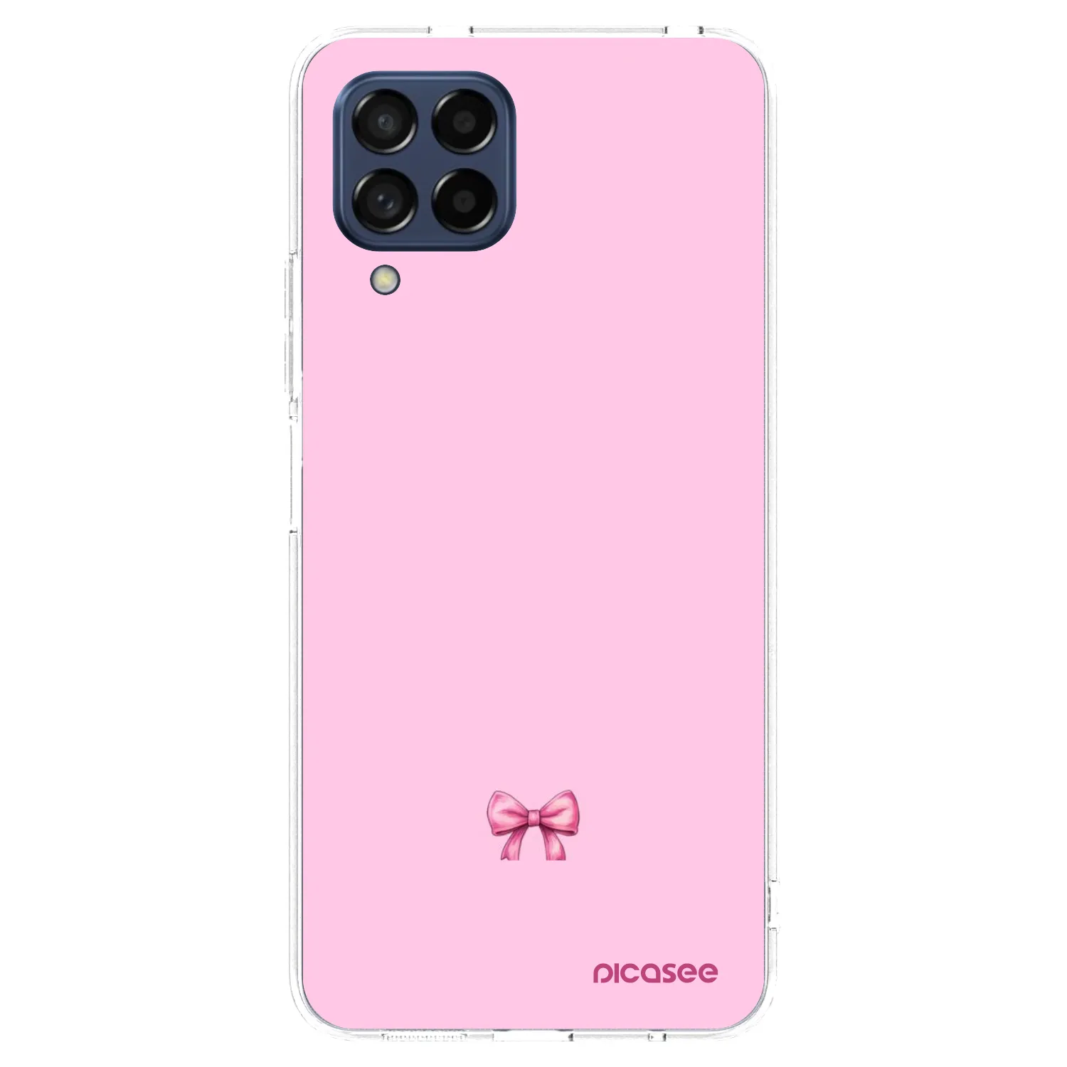 Picasee silikonska prozirna maskica za Samsung Galaxy M53 5G - Blush bow