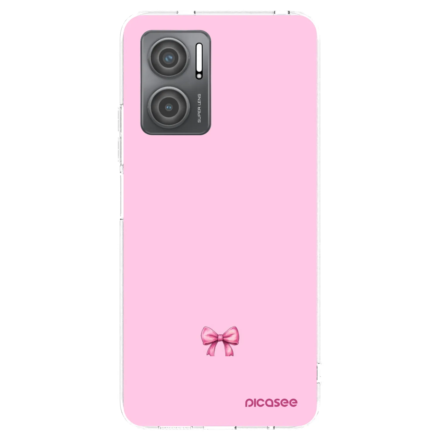 Picasee silikonska prozirna maskica za Xiaomi Redmi 10 5G - Blush bow