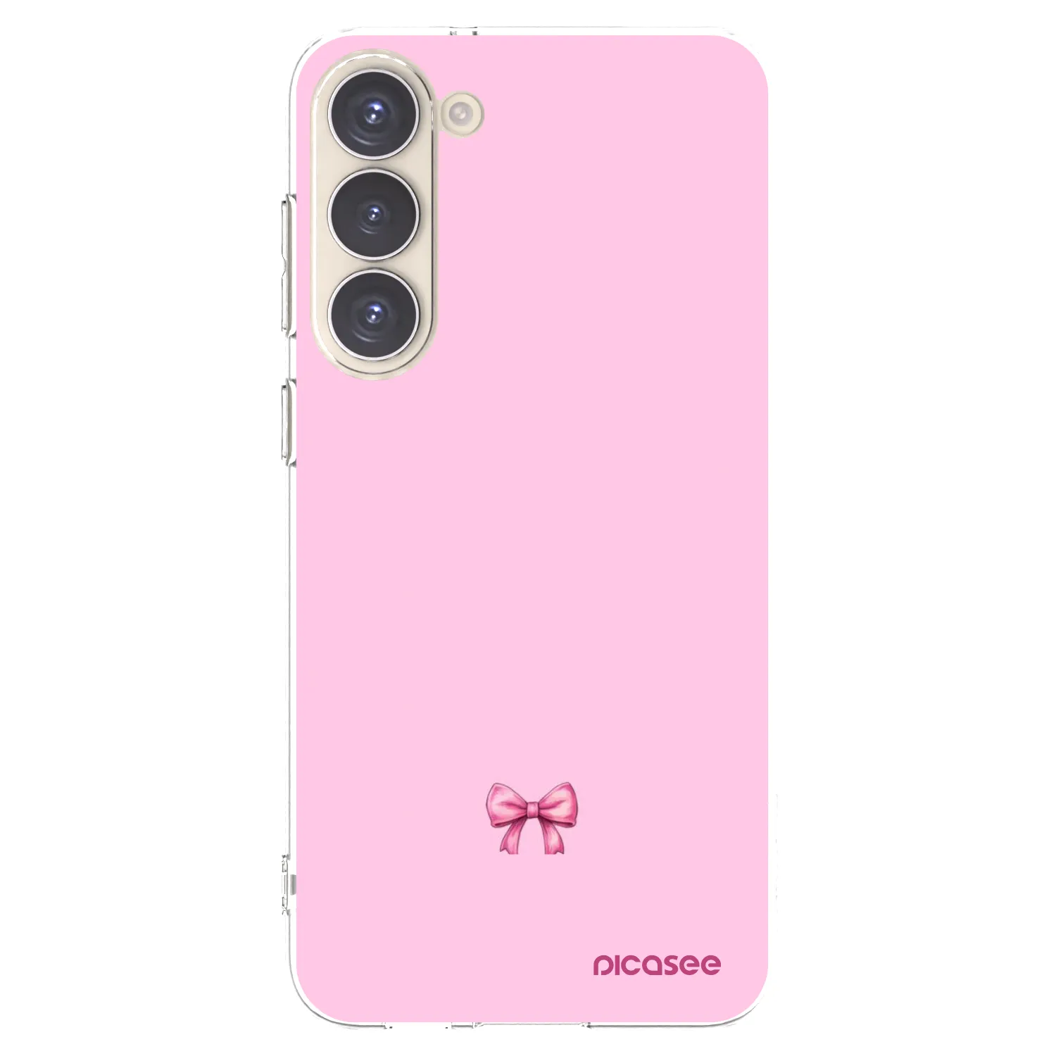 Picasee silikonska prozirna maskica za Samsung Galaxy S23+ 5G - Blush bow