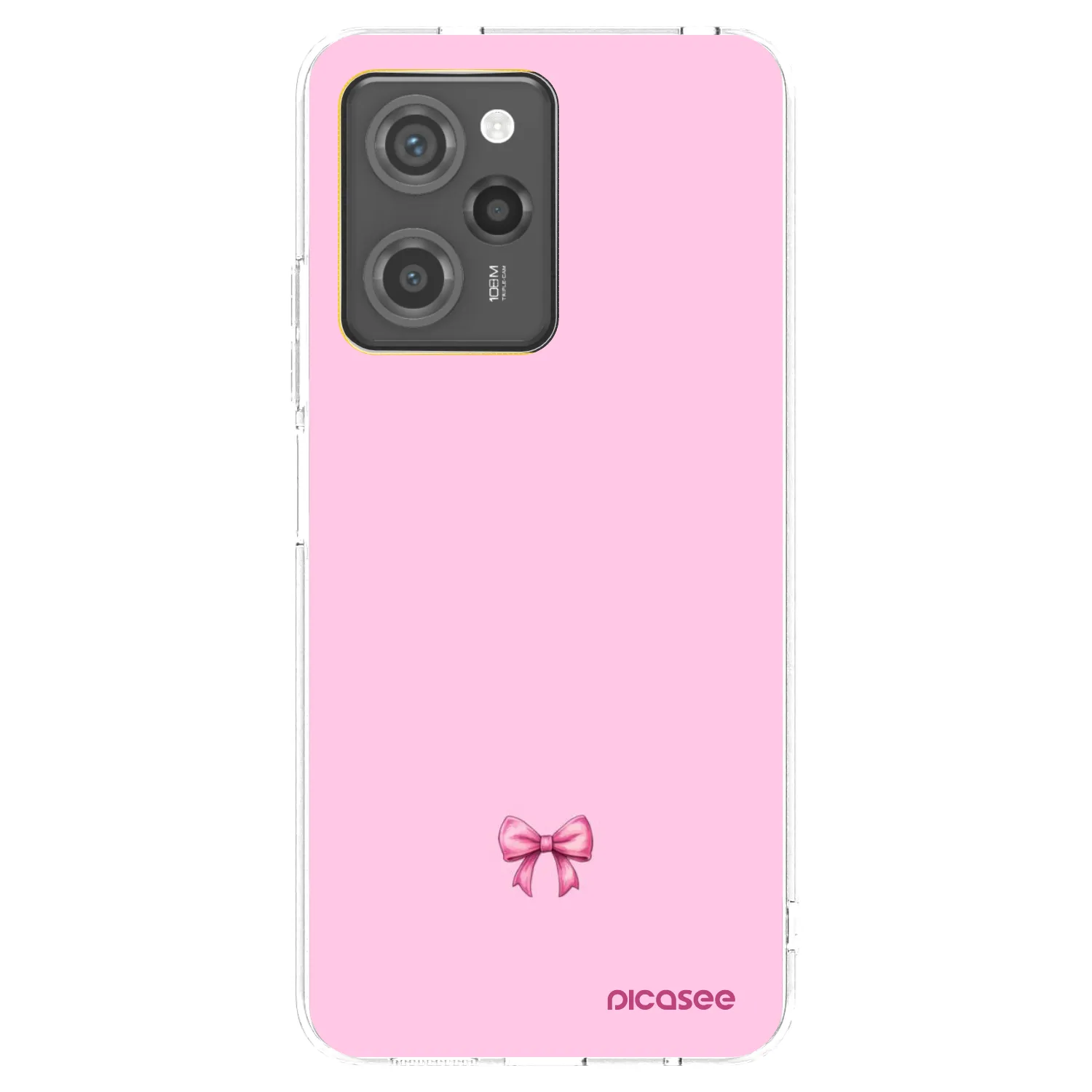 Picasee crna silikonska maskica za Xiaomi Poco X5 Pro - Blush bow